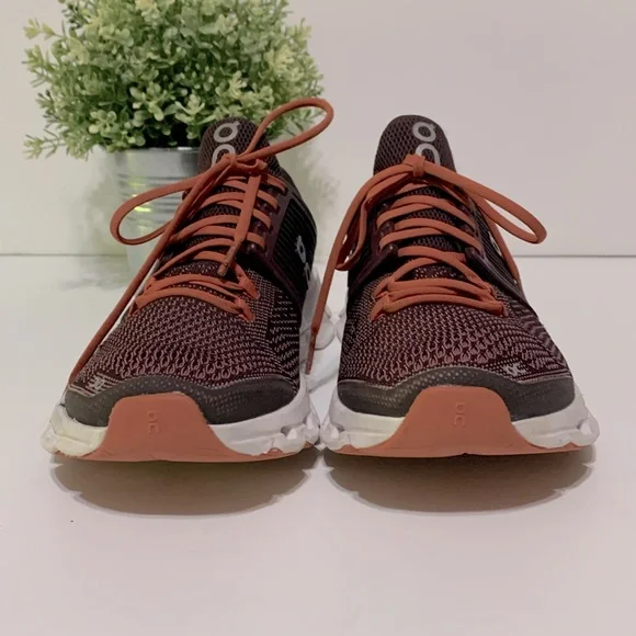 On Running Women's Athletic Shoes - Purple and Orange - Picture 3 of 12